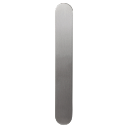Langschild XL GPF1200.70 blind zonder krukgat RVS geborsteld