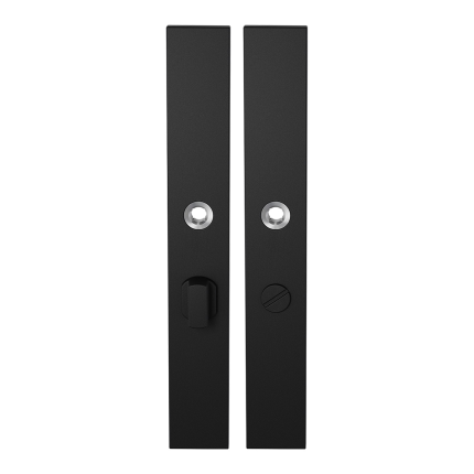 Langschild XL GPF8100.75 WC55/8 grote knop zwart