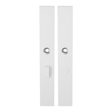 Langschild XL GPF8100.85 WC55/8 grote knop wit
