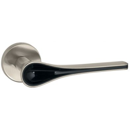 Luxuria Krukgarnituur WC Tiffany, mat nikkel/zwart