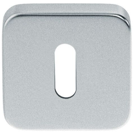 Luxuria Sleutelrozet vierkant afgerond, glans chroom, 50x50x8mm