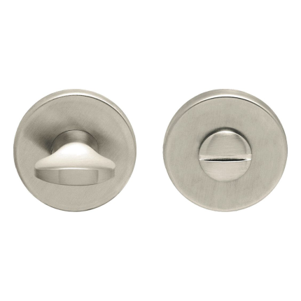 Luxuria Toiletgarnituur rond, mat nikkel PVD, 50x8mm