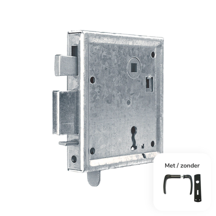Mauer 3350 poortslot verzinkt staal, doornmaat 60 mm