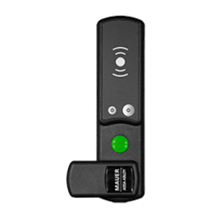 Mauer ELLcam Mifare® Classic 1.2 lockerslot zwart verticale montage, wisselende gebruikers