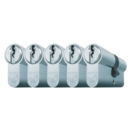 Mauer profielcilinder, standaard serie, dubbele cilinder gelijksluitend per 5
