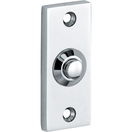 Mi Satori Beldrukker Elegant rechthoek glans chroom