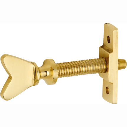 Mi Satori Belegschroef Hart 38x8mm messing gepolijst ongelakt