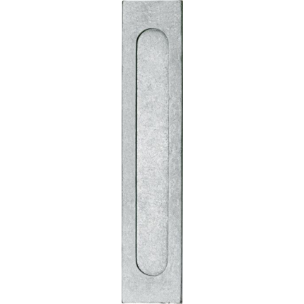 Mi Satori briefplaat verticaal chroom antiek mat