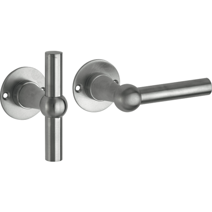 Mi Satori garnituur CdF L/T 100mm mat nikkel ongelakt