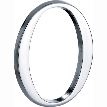 Mi Satori Huisnummer Roman 120mm-0 glans chroom
