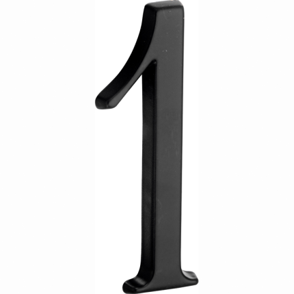Mi Satori Huisnummer Roman 120mm-1 mat zwart