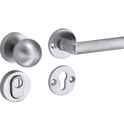 Mi Satori knop/kruk op rozet - SKG Padania mat chroom rechts