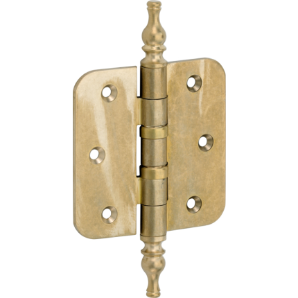 Mi Satori Kogell.scharn. ronde hoek 89x89mm vaas messing getrommeld