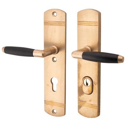 Mi Satori Krukg.LS SKG Ton/Art deco K72 messing getrommeld ebben