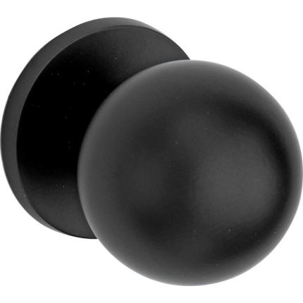 Mi Satori Voordeurknop Kogel 60mm mat zwart