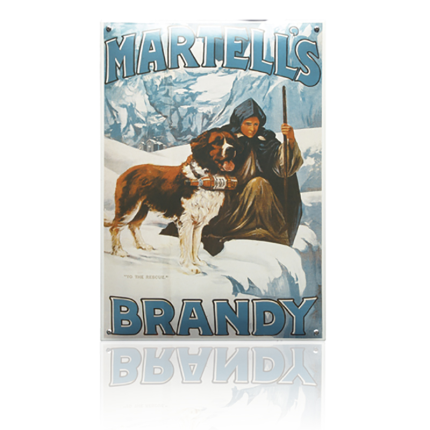NG-04-MB emaille reclamebord 'Martells'