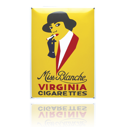 NG-37-MB emaille reclamebord 'Miss Blanche'