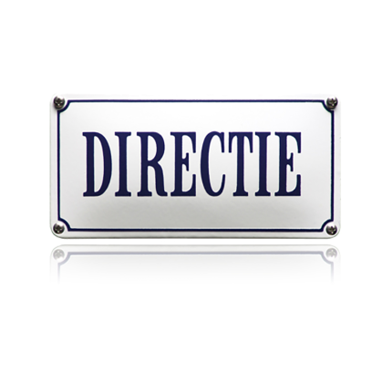 NH-54 emaille naambord 'Directie'