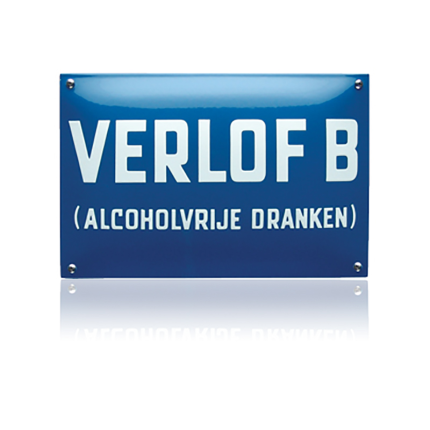 NH-58 emaille naambord 'Verlof B'