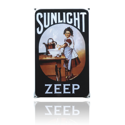 NO-21-SU emaille reclamebord 'Sunlight'