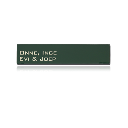 NPR-34/GR-CE/G emaille naamplaatje