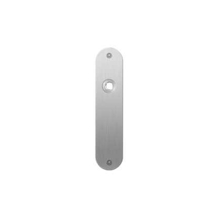Plaatschild GPF1100.12L/R blind links-/rechtsdraaiend RVS geborsteld
