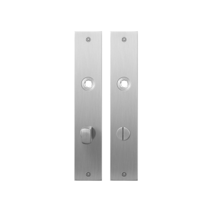 Plaatschild GPF1100.26 WC72/8 normale knop RVS geborsteld
