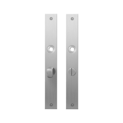 Plaatschild GPF1100.28 WC55/8 normale knop RVS geborsteld