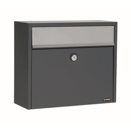 Postkast antraciet, 330x390x150 mm