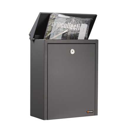 Postkast antraciet, 390x280x150 mm