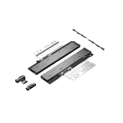Push to open Silent voor Quadro 4D V6 met Silent System, 10-30 kg