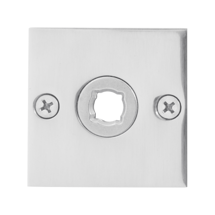 Rozet GPF1100.48L/R 50x50x2mm RVS gepolijst links-/rechtsdraaiend