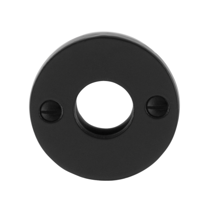 Rozet GPF6100.05L/R 51x4mm smeedijzer zwart links-/rechtsdraaiend