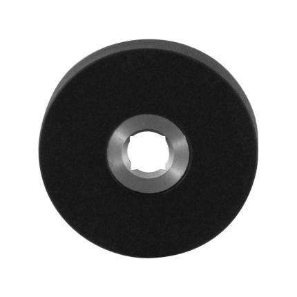Rozet GPF8100.00L/R 50x8mm zwart links-/rechtsdraaiend