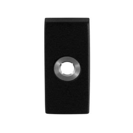 Rozet GPF8100.01L 70x32x10mm zwart linksdraaiend