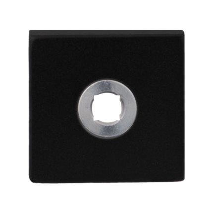 Rozet GPF8100.02R 50x50x8mm zwart rechtsdraaiend