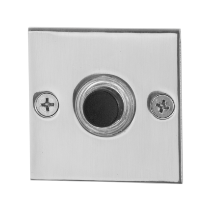 RVS deurbel GPF9826.48 vierkant 50x50x2 mm RVS gepolijst