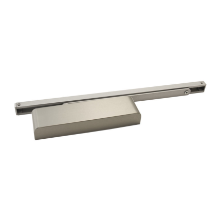 S2 Slimline deurdranger 424 glijrail RVS geborsteld
