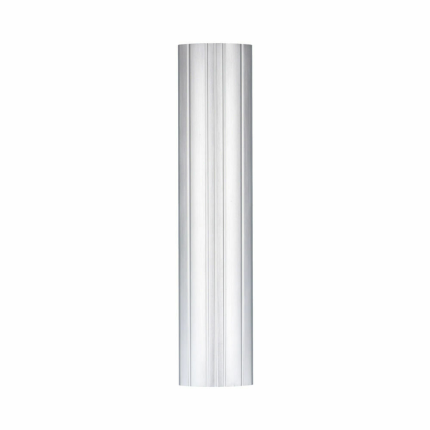 S2 tochtklep 70x346 mm briefplaat F9- RVS look aluminium