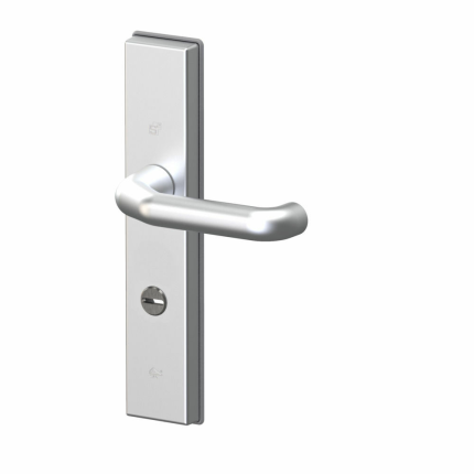 S2 veiligheidsbeslag buitenschild 5021 kruk met SKG3 kerntrekbeveiliging aluminium rechthoekig