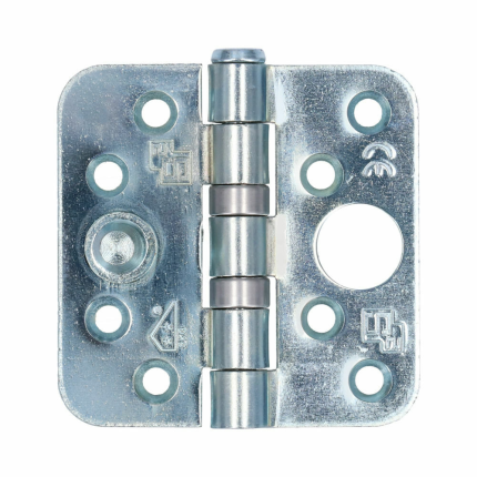 S2 Veiligheidsscharnier 6512 SKG** ronde hoek 76x76mm staal silverlook
