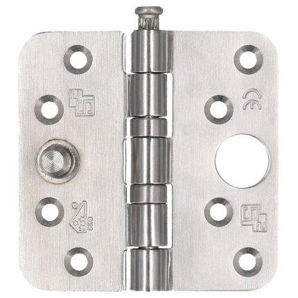 S2 Veiligheidsscharnier 6512 SKG*** ronde hoek 89x89mm RVS