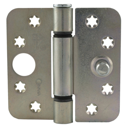 Scharnier ronde hoek Ivana veiligheidsuitvoering 89x89mm staal