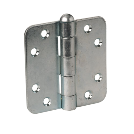Scharnier ronde hoek Ivana zilver 89x89 mm