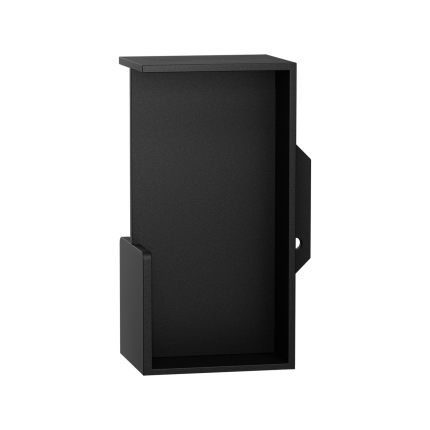 Schuifdeurkom inbouw zwart G-greep rechthoekig 100x50x40mm