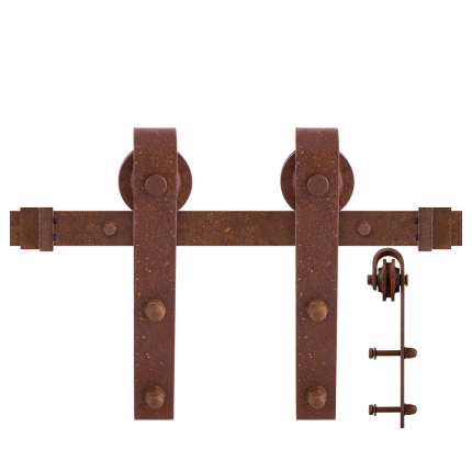 GPF0500.70 schuifdeursysteem Lanka roest 200 cm