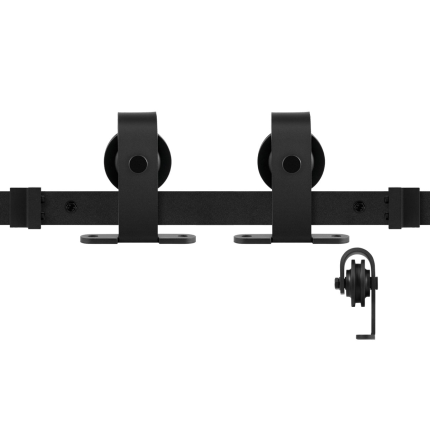 GPF0508.61 schuifdeursysteem Mutka zwart 170 cm