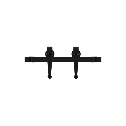 GPF0604.61 schuifdeursysteem Nuoli mini zwart 100 cm