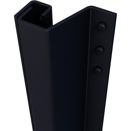 SecuStrip Plus buitendraaiend antraciet, 2115mm, terugligging 0-6mm