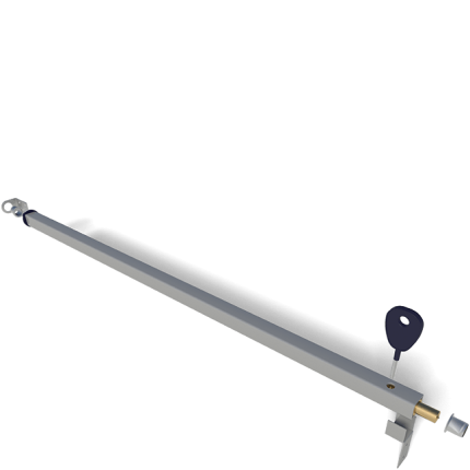 SecuBar Basic, geschikt voor overspanning 930mm